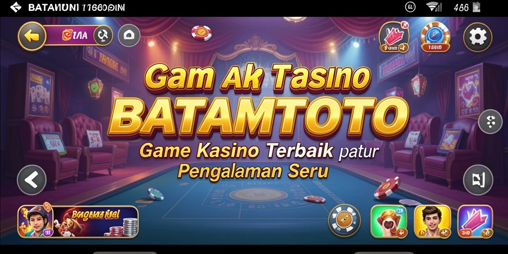 Screenshot gameplay <strong>BATAMTOTO</strong> menunjukkan suasana kasino yang mendebarkan.