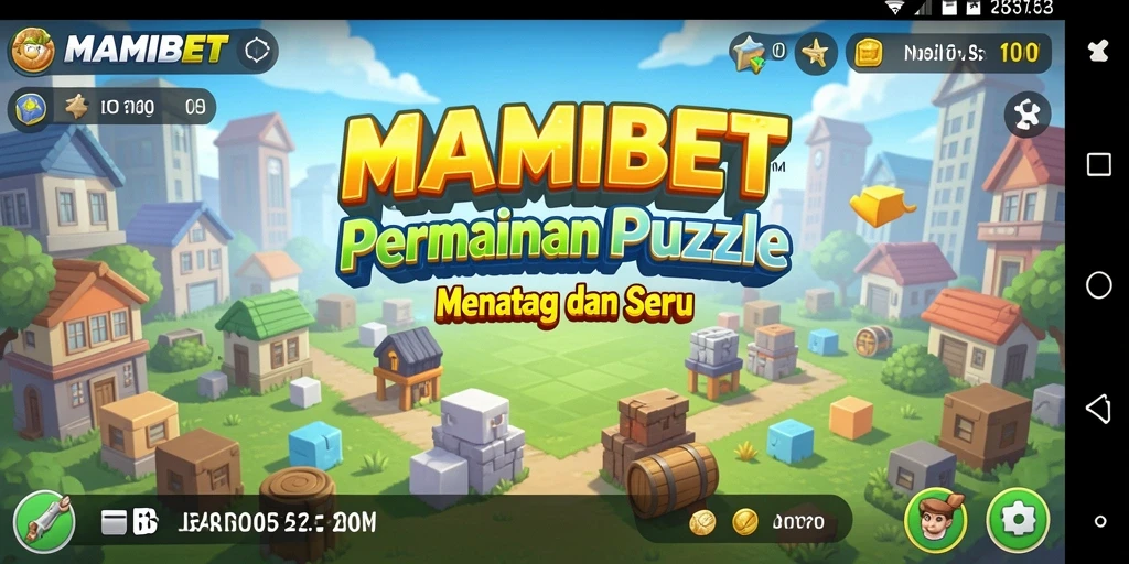 Tampilan gameplay MAMIBET dengan tantangan puzzle yang menarik.