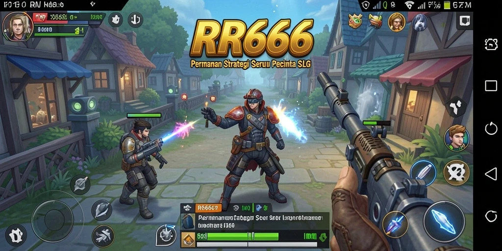 Tampilan gameplay seru di RR666 yang penuh strategi.