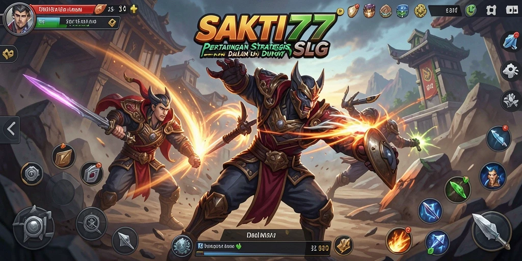 Tampilan visual permainan SLG SAKTI77 yang menawan.